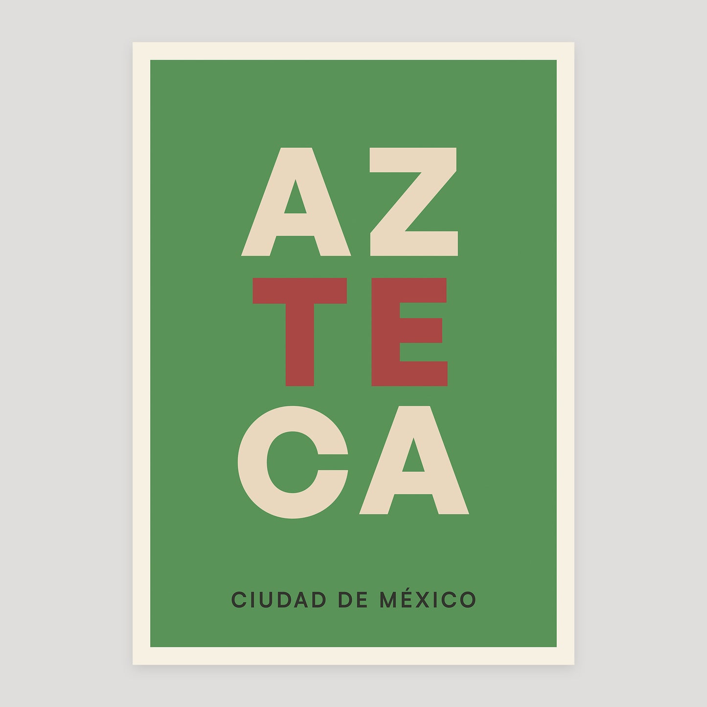 Azteca poster from Footnotes Vol. 1: Right in the Top Corner.