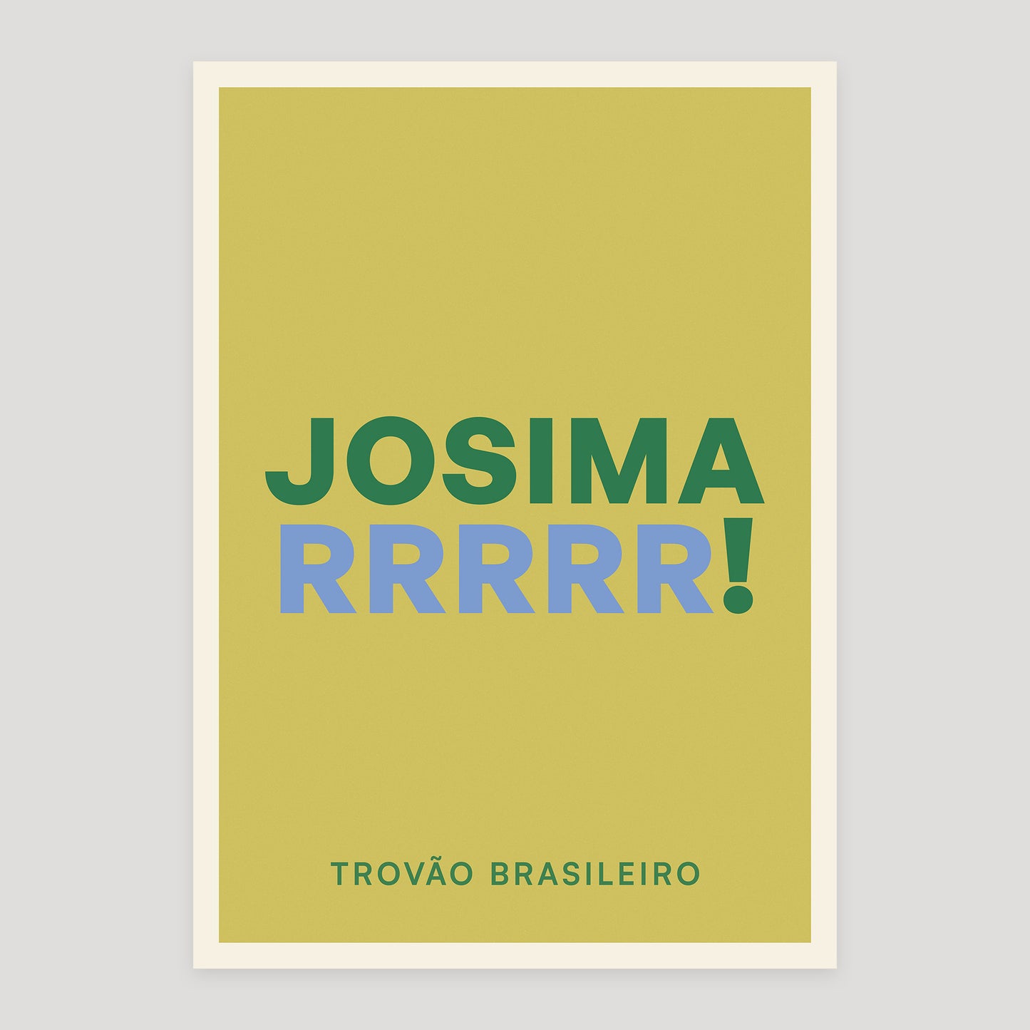 Josimarrrrr! poster from Footnotes Vol. 1: Right in the Top Corner.