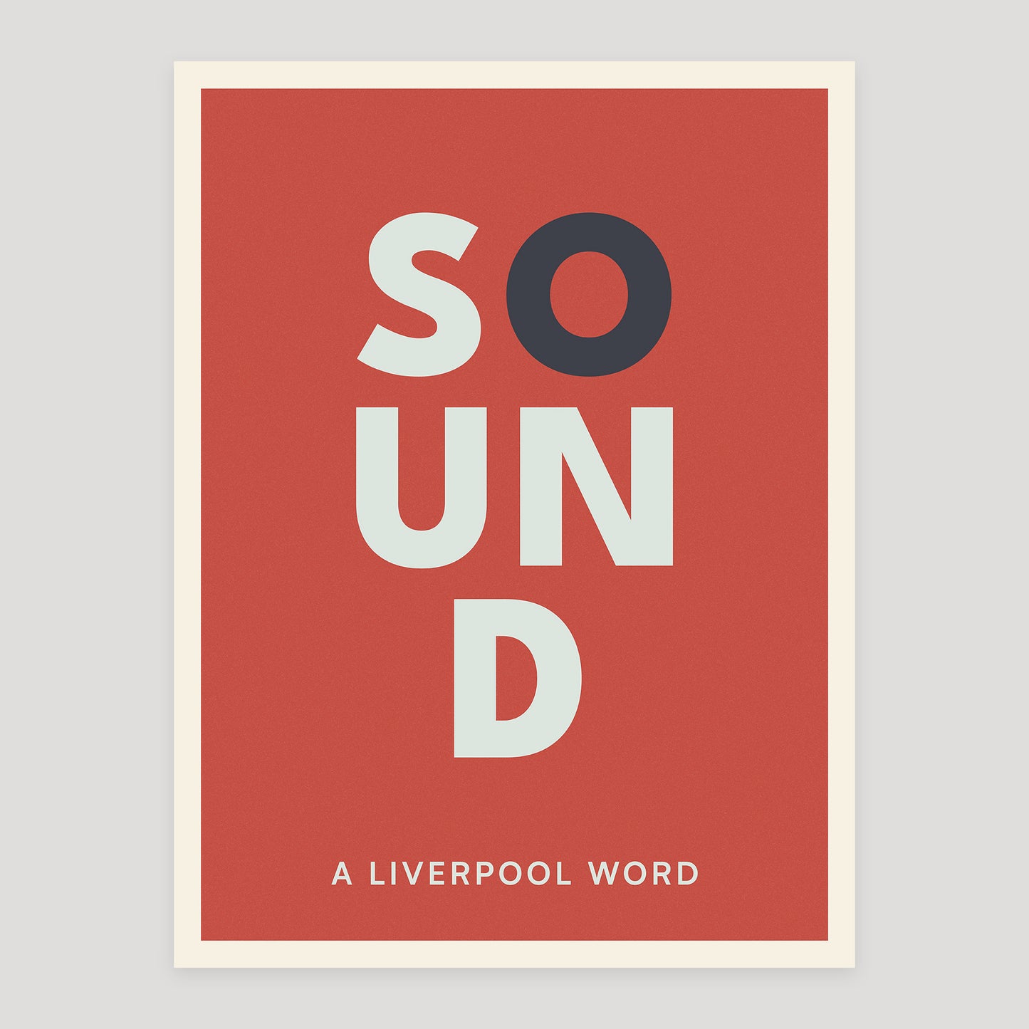 Sound typographic poster from Liverpool