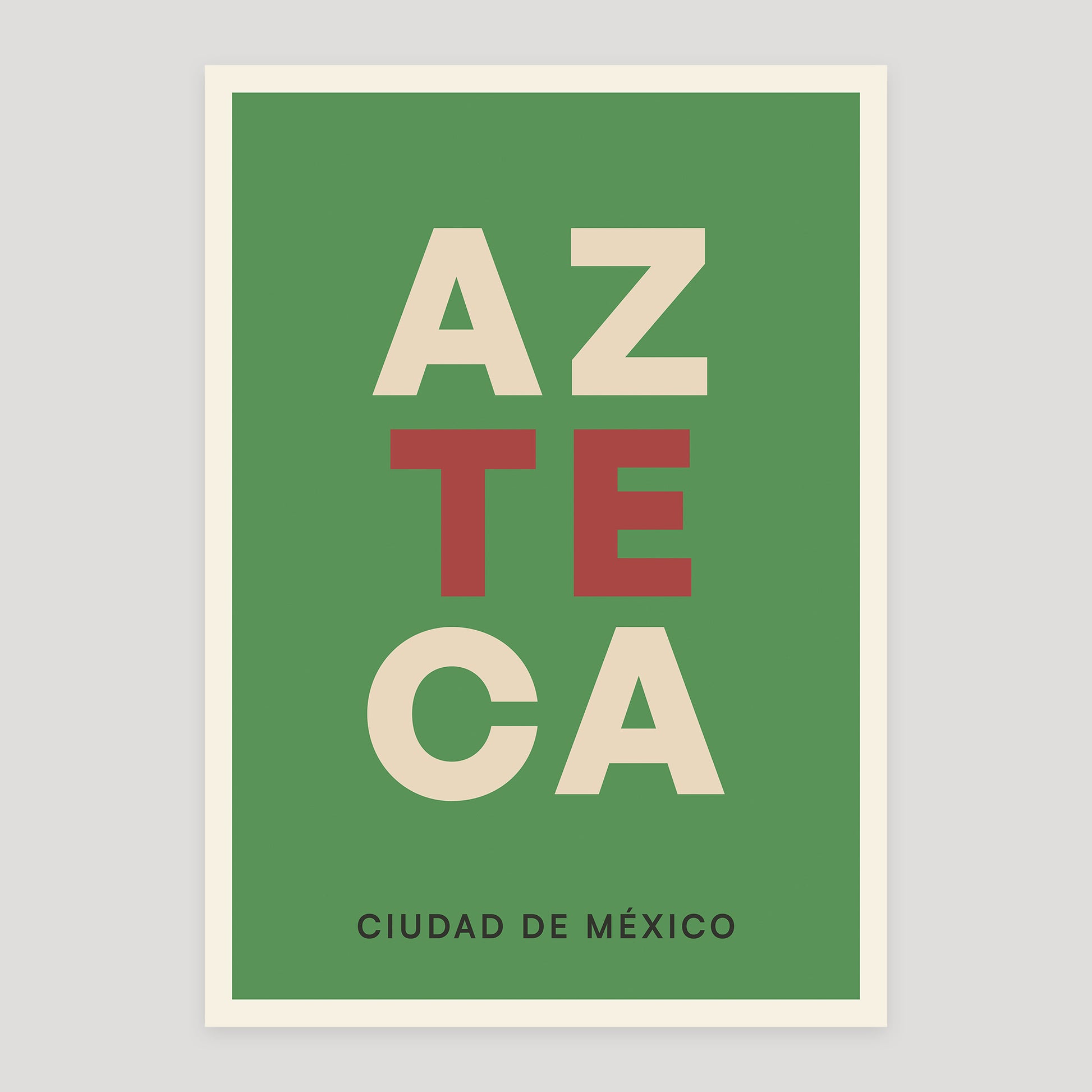Azteca poster from Footnotes Vol. 1: Right in the Top Corner.